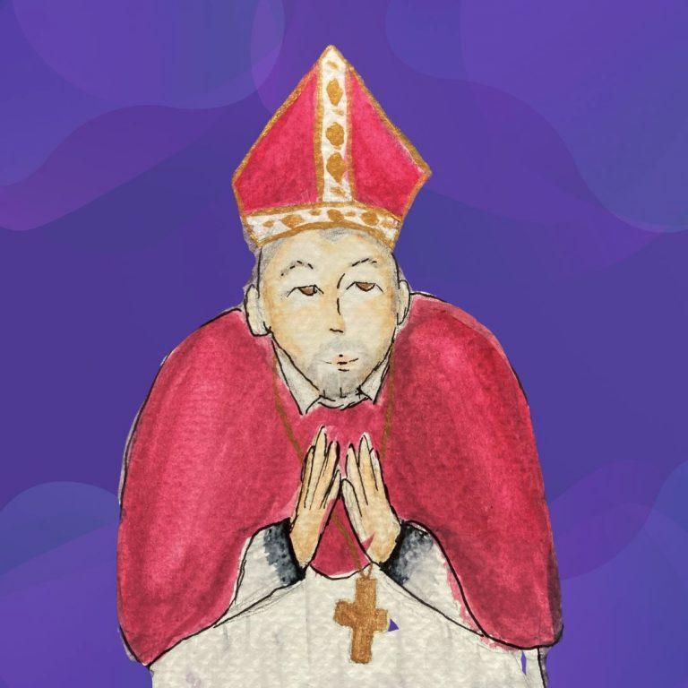 St. Alphonsus Liguori was a bishop of the Church who had a deep devotion to Jesus and Mary. He wrote many books and lived a life of virtue.