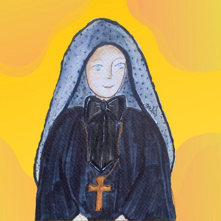Saint Frances Xavier Cabrini, devoted to the Sacred Heart of Jesus and patron saint of immigrants